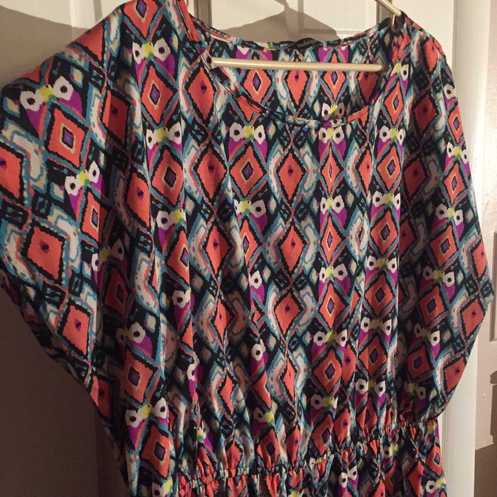 Indulge Multicolored High/Low Dress - Picture 3 of 8